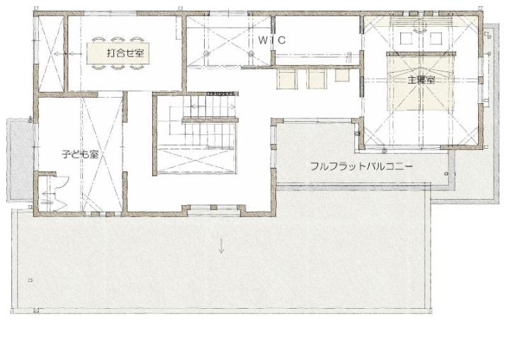２階間取り
