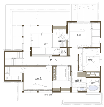 ２階の特徴間取り