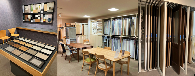 カラーサンプルもたくさんご用意しております。
あなただけのステキなお住まいになるよう、
１邸１邸ご提案させていただきます。