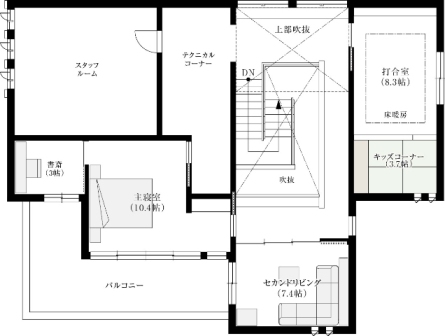 ２階間取り