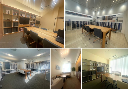 ゆっくりお打合せいただけるお部屋をご用意しております
(個室５室、オープンブース４か所）

ベビーベットや畳コーナーのあるお部屋もありますので、小さなお子様とご一緒でも安心してお打合せいただけます