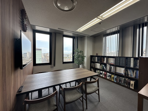 個室で快適にお打合せができます。