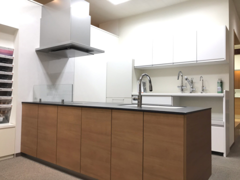 キッチン作業スペースの広さ等の確認もできます。