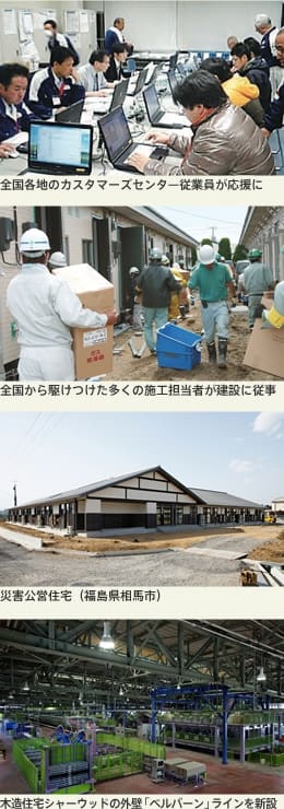 災害時に求められる技術の開発に、積極的に取り組んでいます。