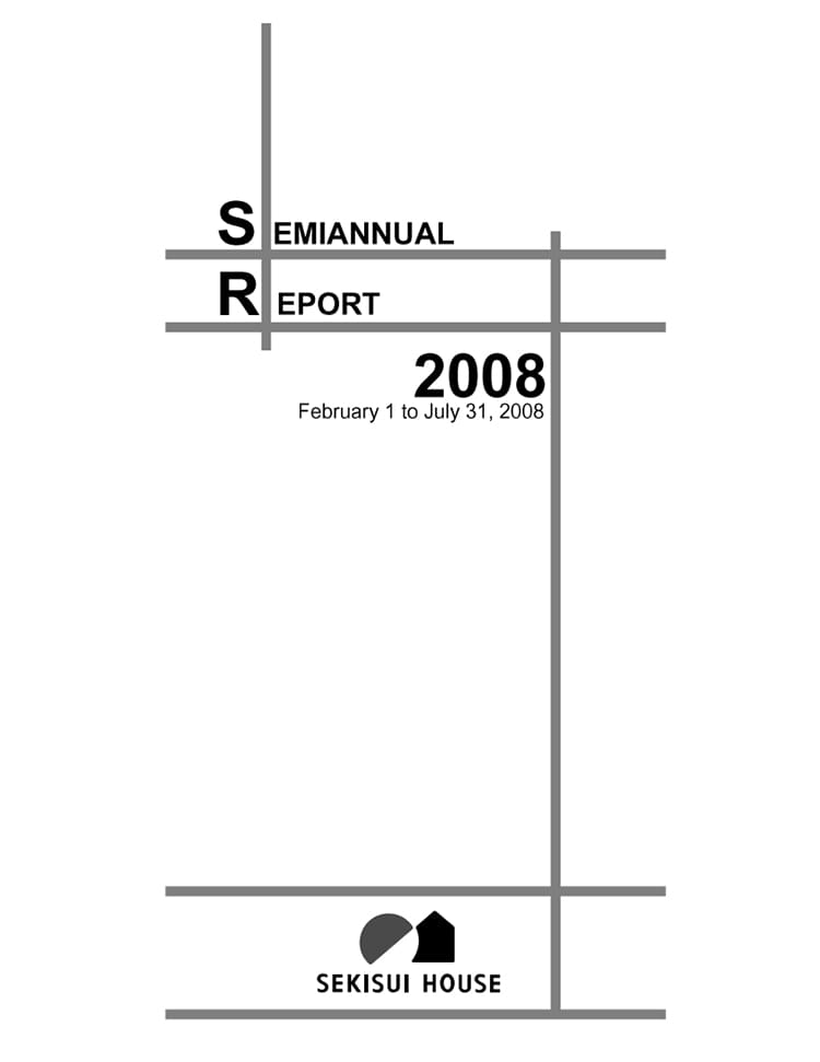 SEMIANNUAL REPORT 2008