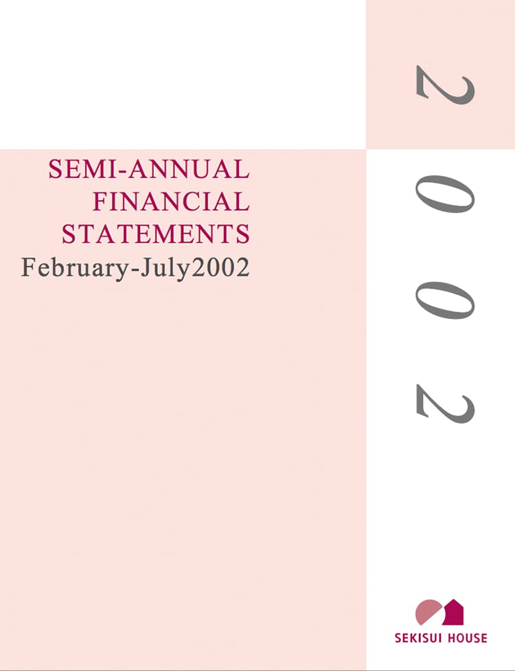 SEMI-ANNUAL FINANCIAL STATEMENTS 2002
