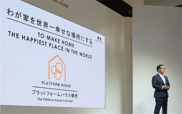 President Nakai presents the Platform House Concept at CES 2020