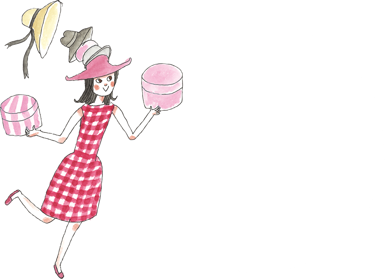 帽子やバッグ小物がおしゃれを楽しくしてくれる!