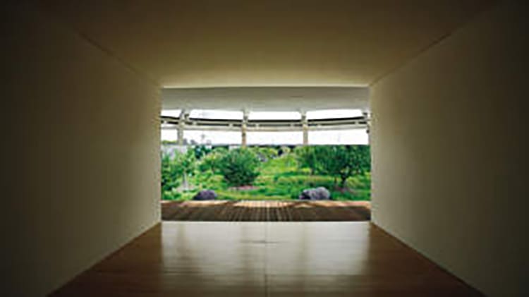 自然とのつながりを高めた空間 総合住宅研究所（2009年）