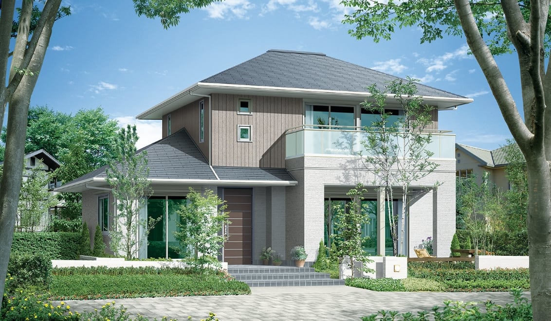 高耐候オリジナル塗装により、建物を美しくメイクアップ。