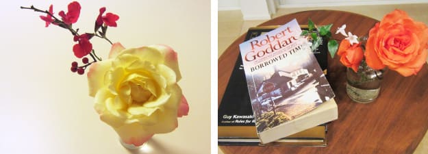 展示場の打合せ室など、ちょっとした所にお花を飾ってみました。