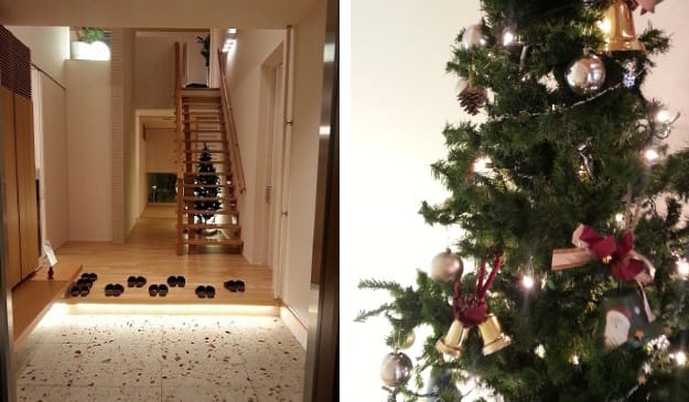 積水ハウスジュートピア富山展示場のクリスマスツリー