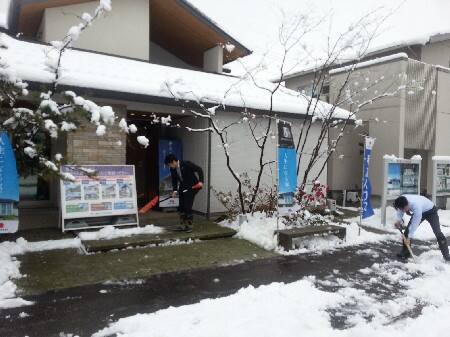 除雪作業の様子